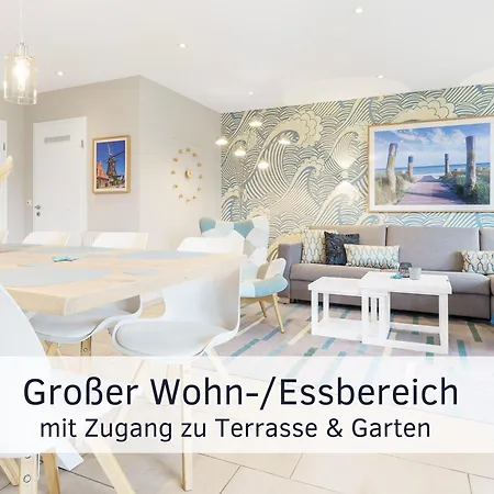 Lotsendeck Fehmarn Mit Terrasse & Garten, Barrierearm דירה