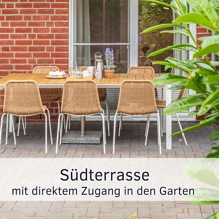 דירה Lotsendeck Fehmarn Mit Terrasse & Garten, Barrierearm בורג אוף פהרמן